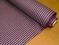 St Ives Mulberry 100% Cotton Woven Ticking Curtain / Upholstery Fabric